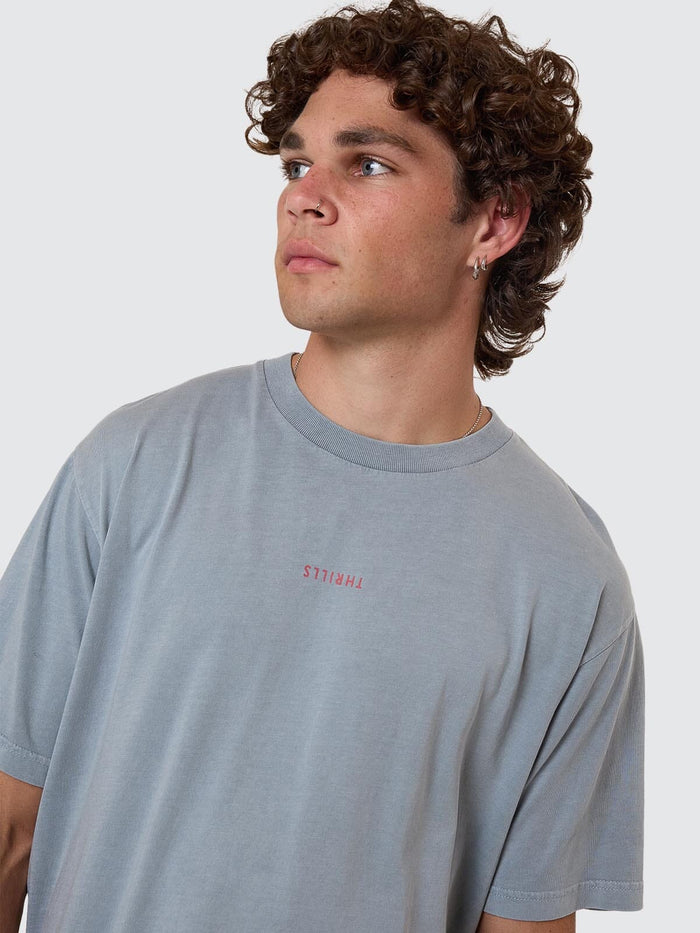 Minimal Thrills Merch Fit Tee - Smog XS