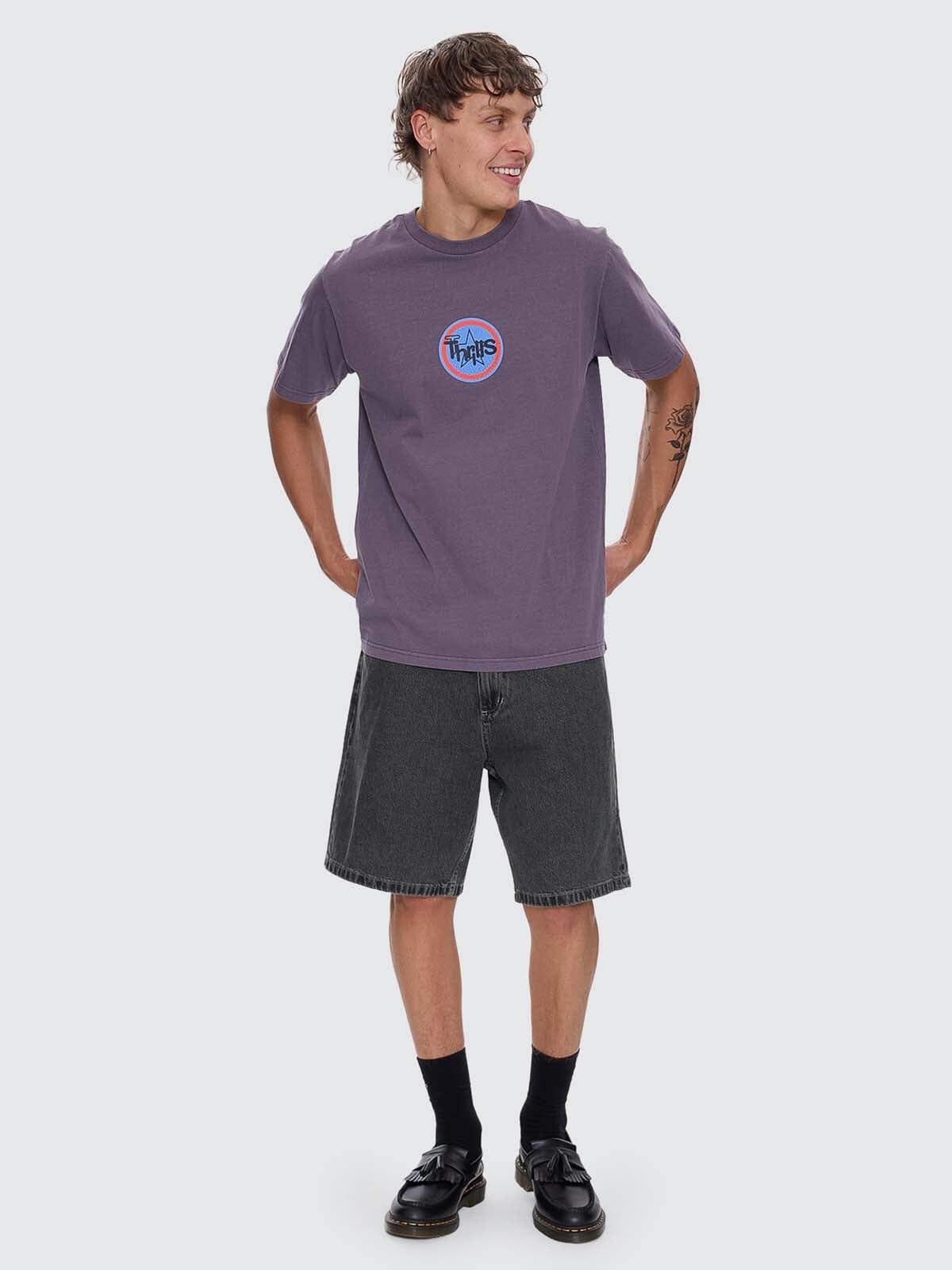 Super Blast Merch Fit Tee - Purple Ash XS
