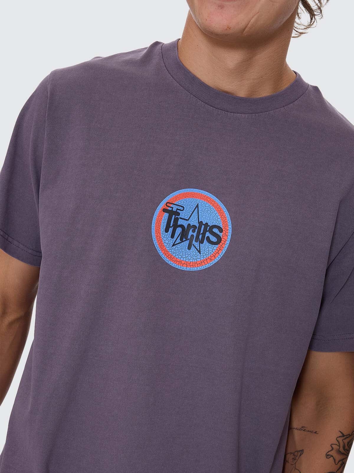 Super Blast Merch Fit Tee - Purple Ash XS