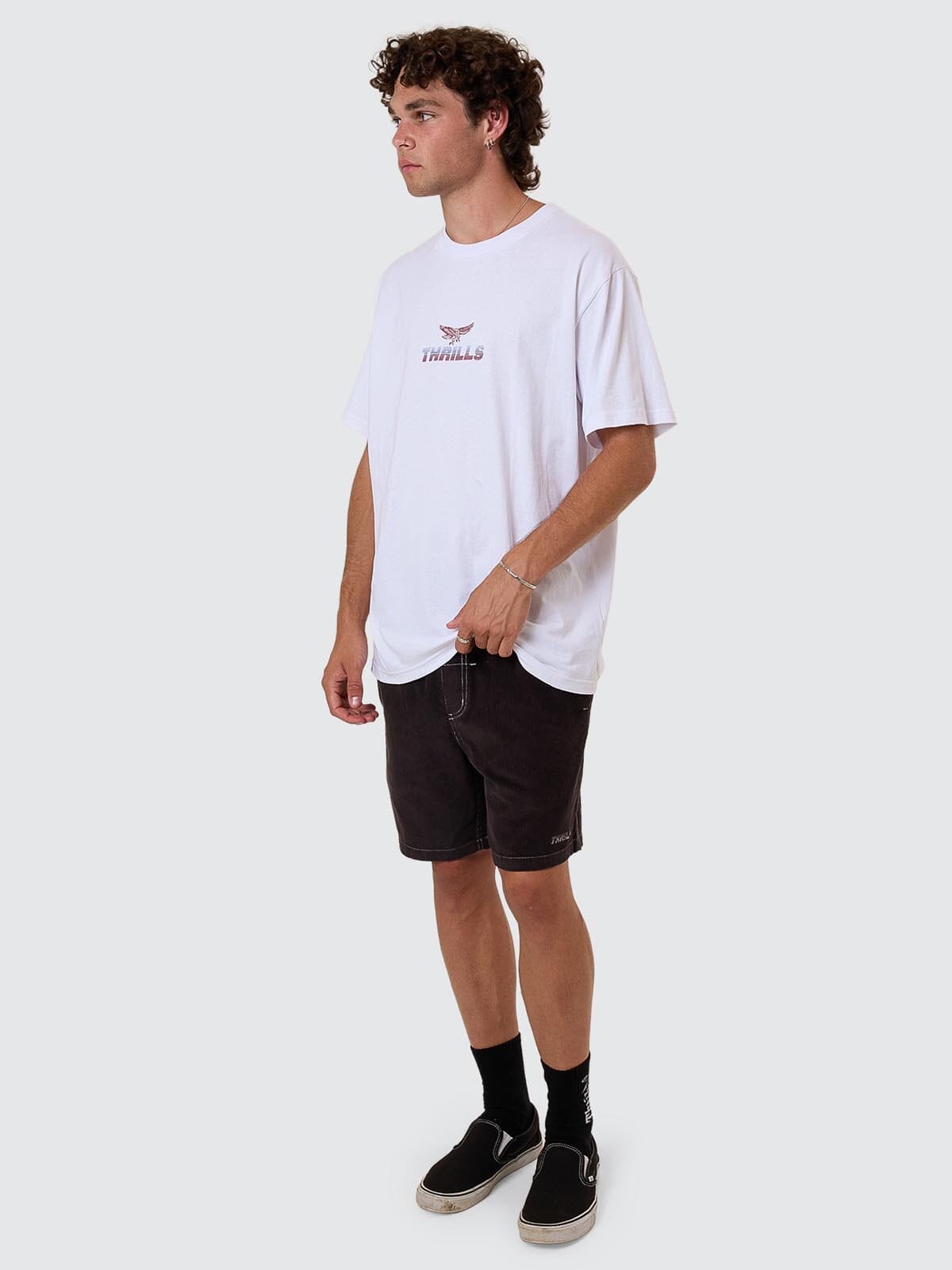 Paradise Before Anarchy Merch Fit Tee - White XS