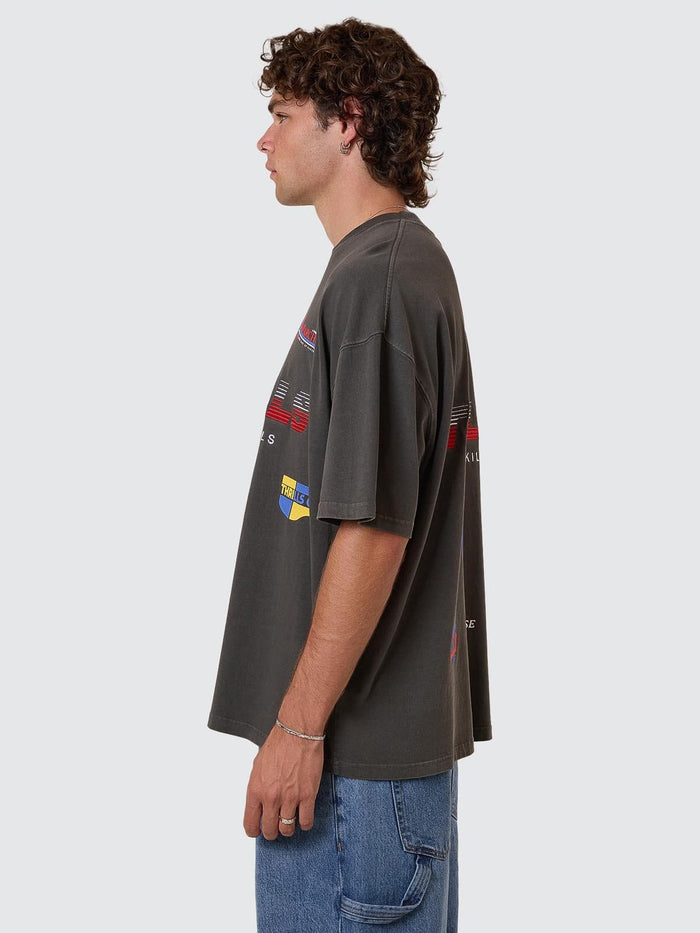 Anarchy In Paradise Box Fit Oversize Tee - Merch Black XS