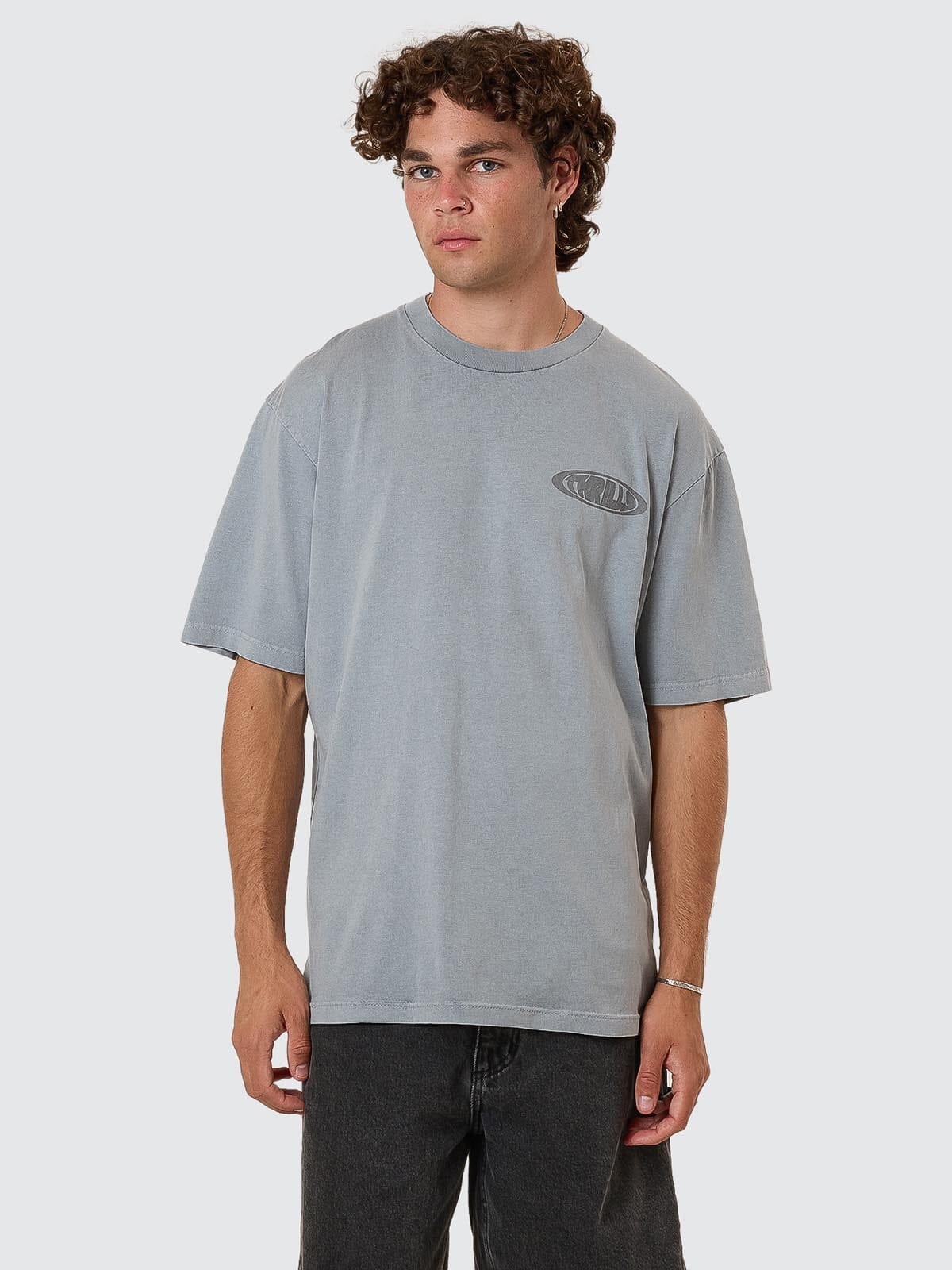 Shadowless Oversize Fit Tee - Smog XS
