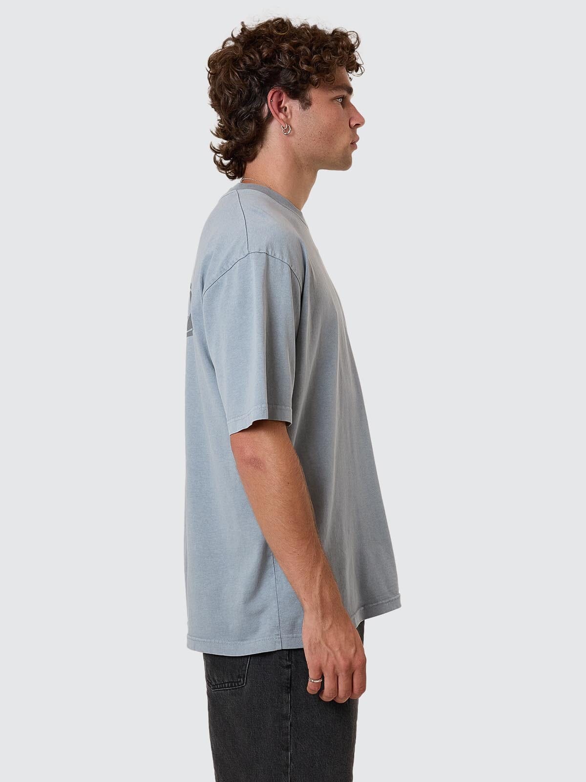Shadowless Oversize Fit Tee - Smog XS