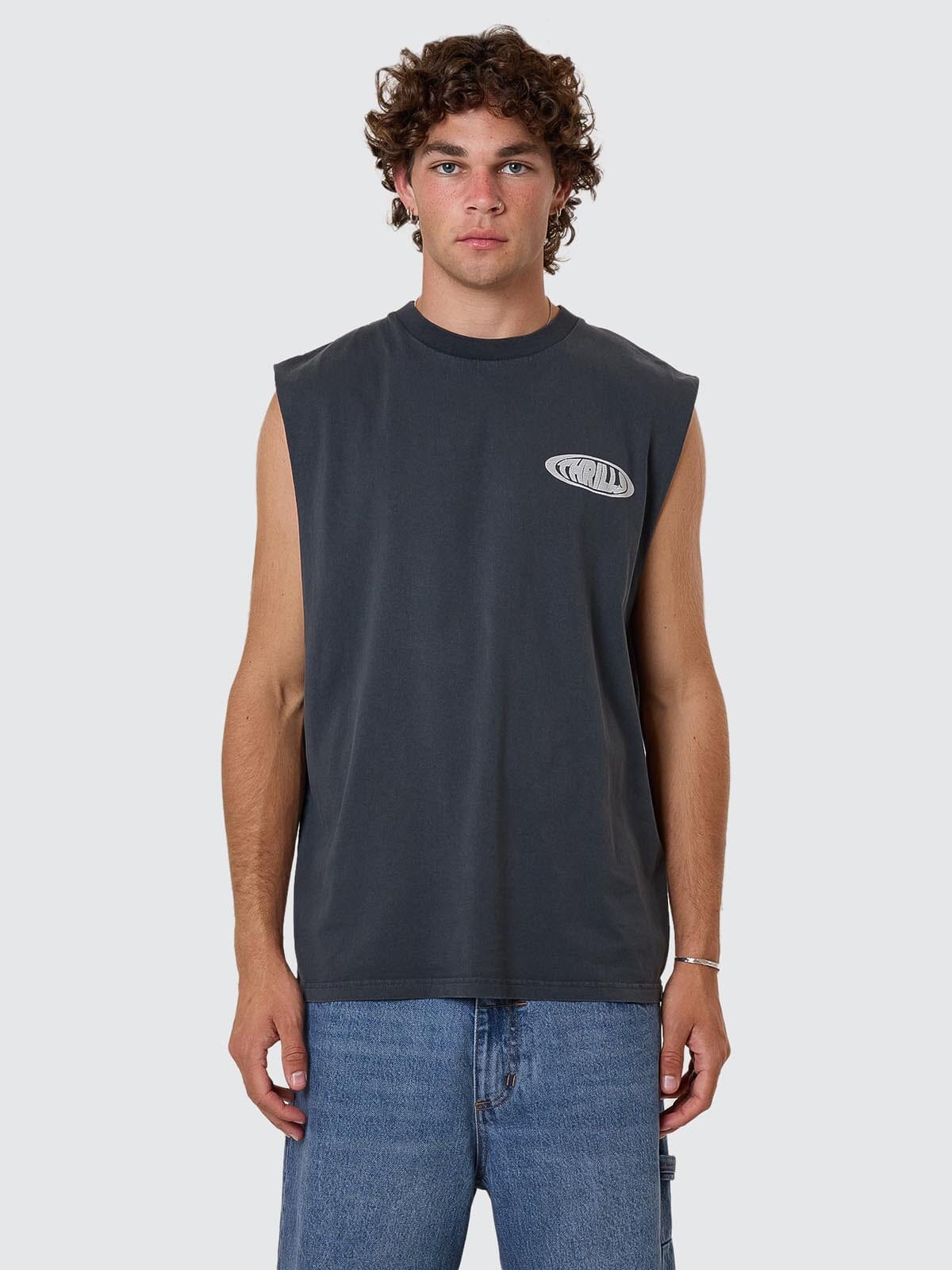 Shadowless Merch Fit Muscle Tee - Ebony XS