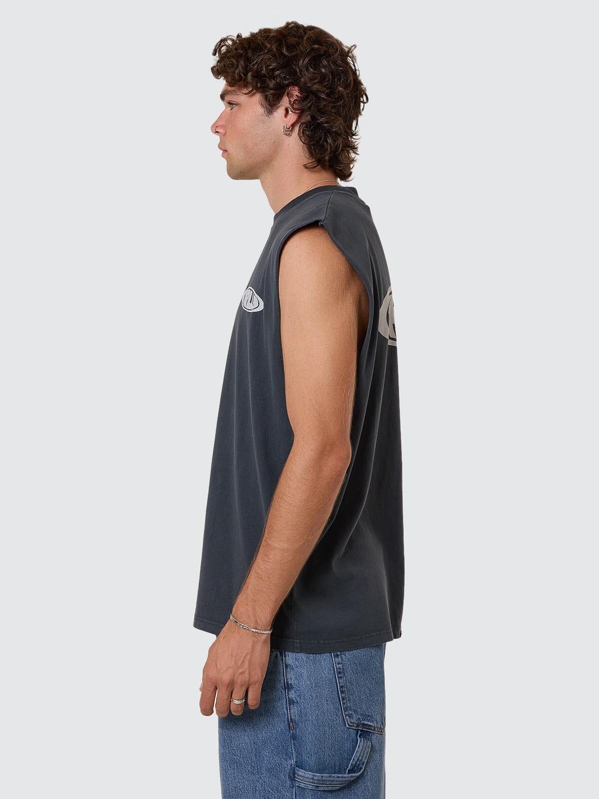 Shadowless Merch Fit Muscle Tee - Ebony XS