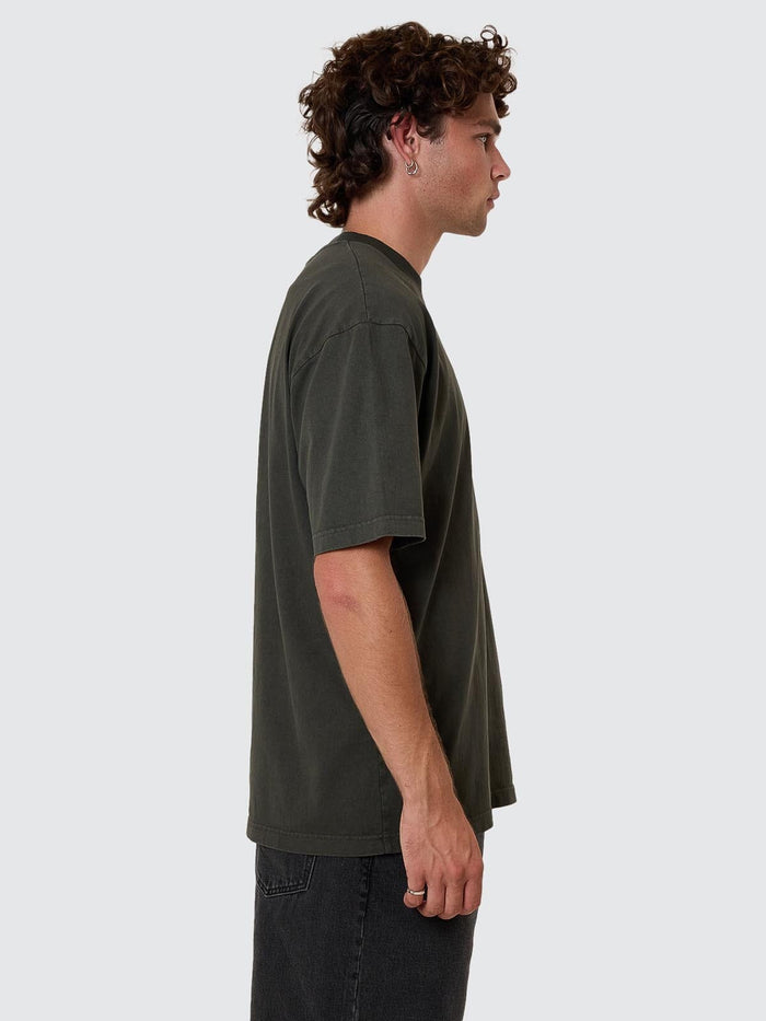 Built To Win Oversize Fit Tee - Oil Green