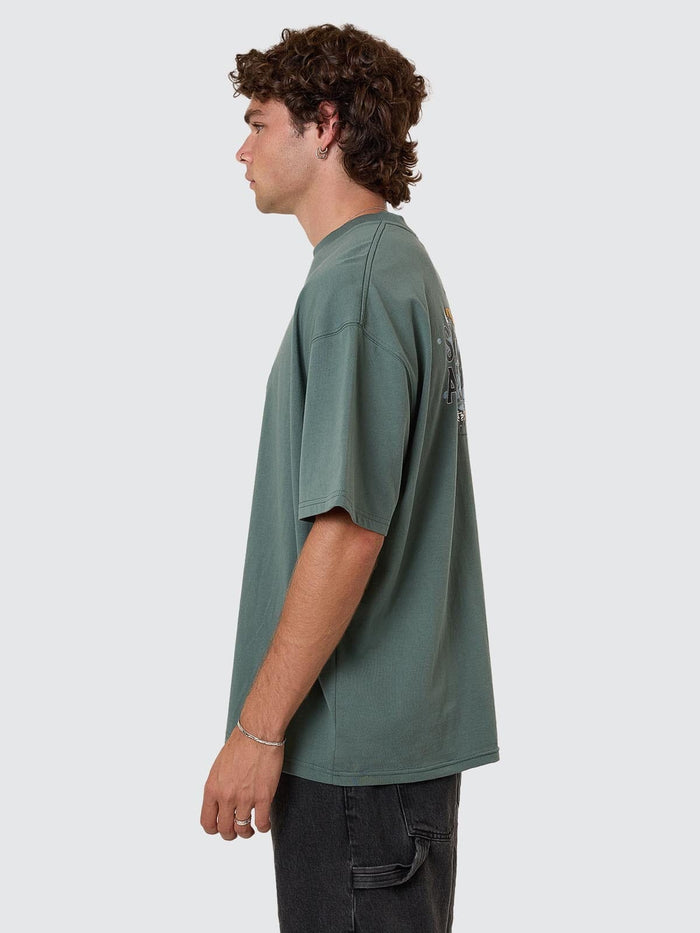 Serenity Affinity Box Fit Oversize Tee - Sea Pine XS