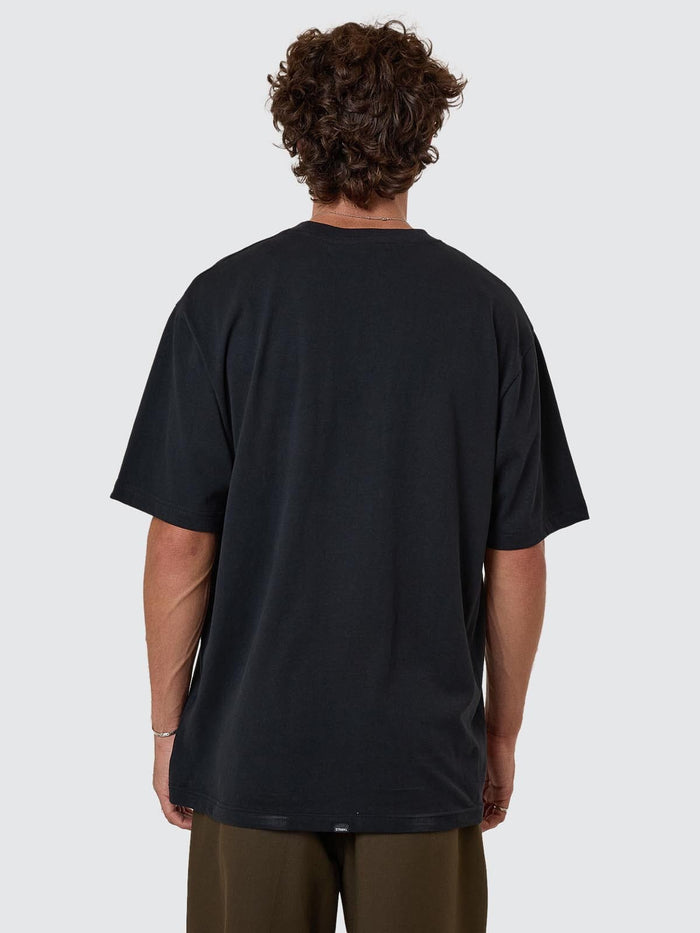 Make A Wish Oversize Fit Tee - Faded Black XS