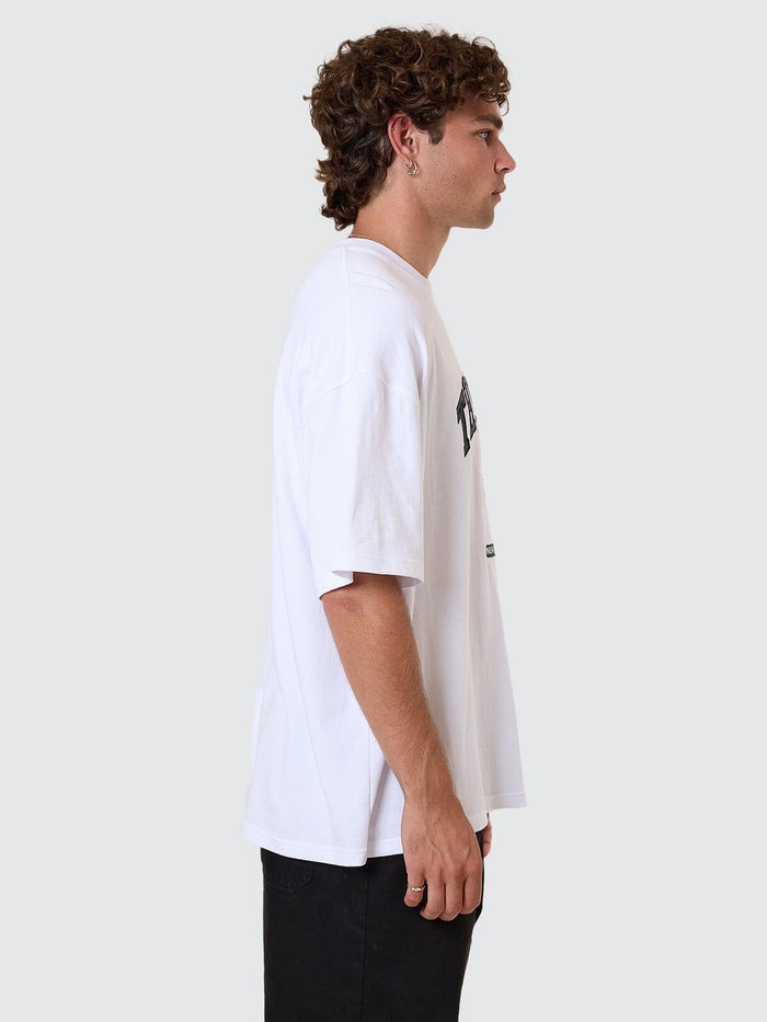 Los Stingers Box Fit Oversize Tee - White XS