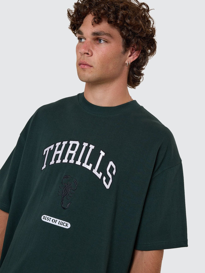 Los Stingers Box Fit Oversize Tee - Vista Green