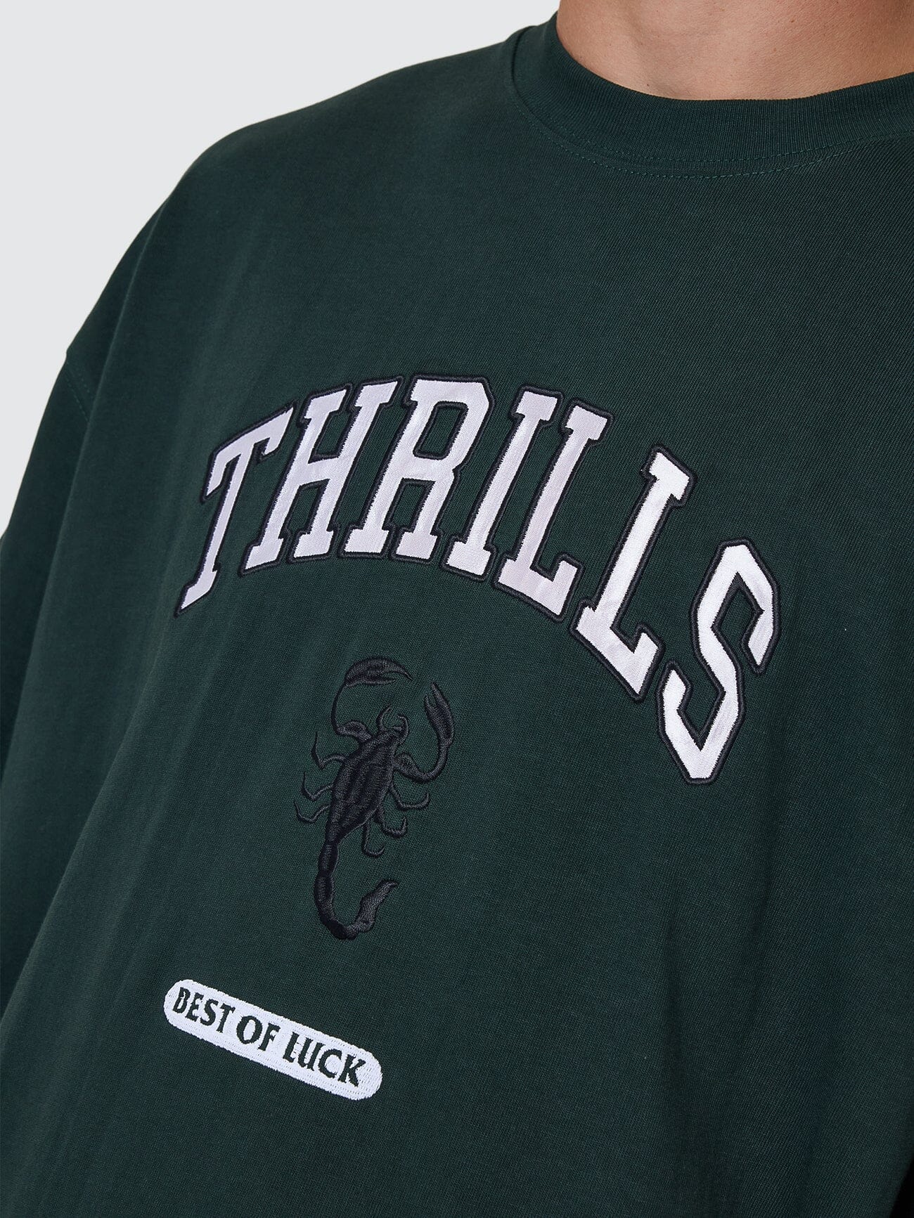 Los Stingers Box Fit Oversize Tee - Vista Green