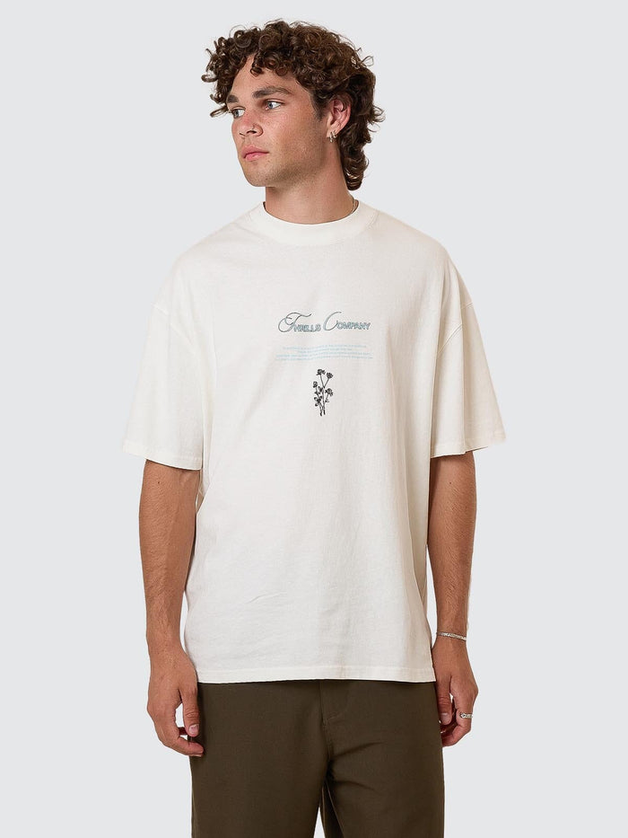 Adaptation To Gravitation Box Fit Oversize Tee - Snow White XS