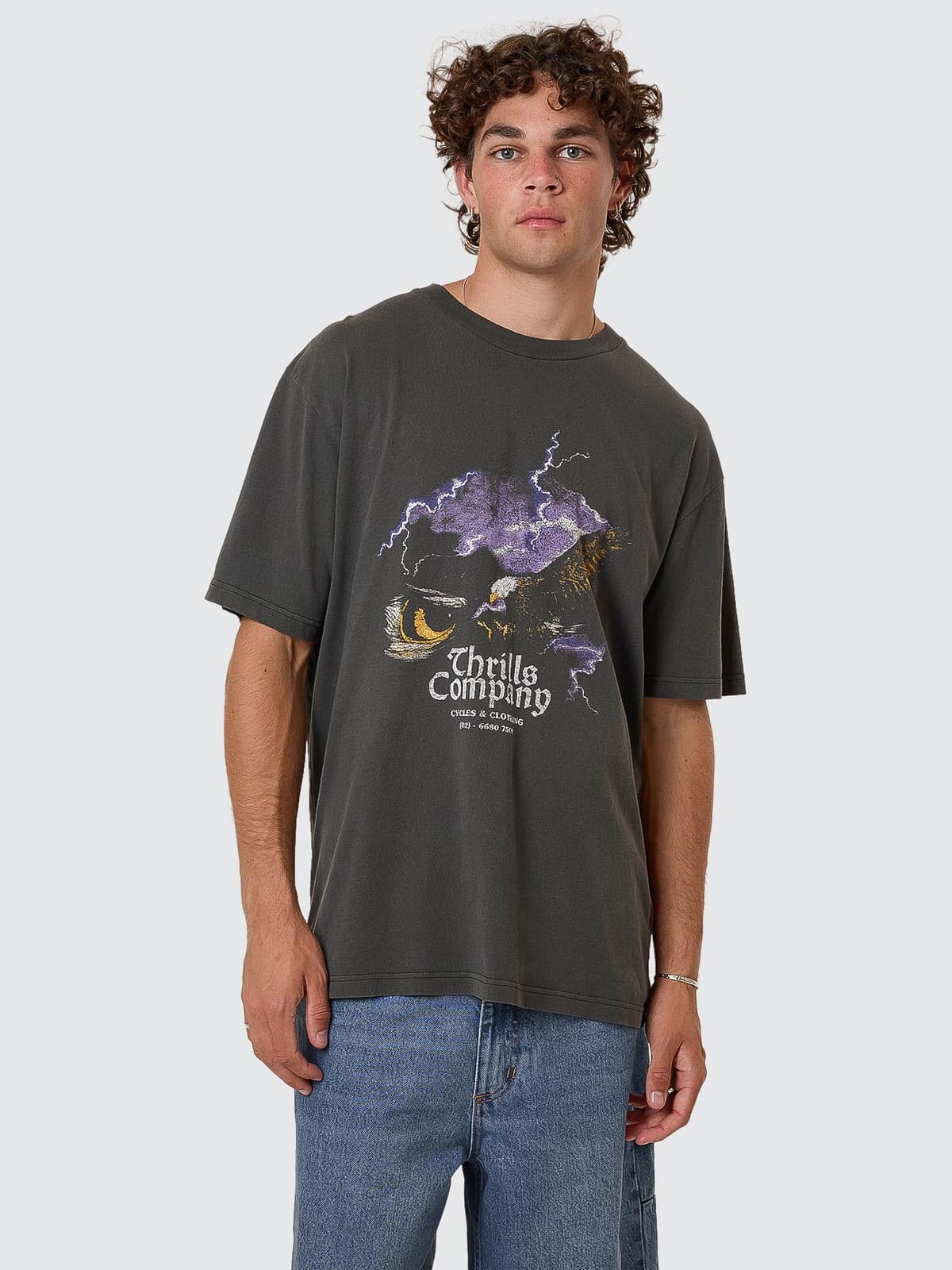 Flight Risk Oversize Fit Tee - Merch Black XS