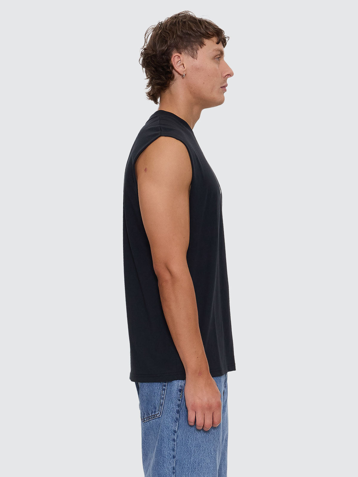 Paradise Before Anarchy Merch Fit Muscle Tee - Washed Black
