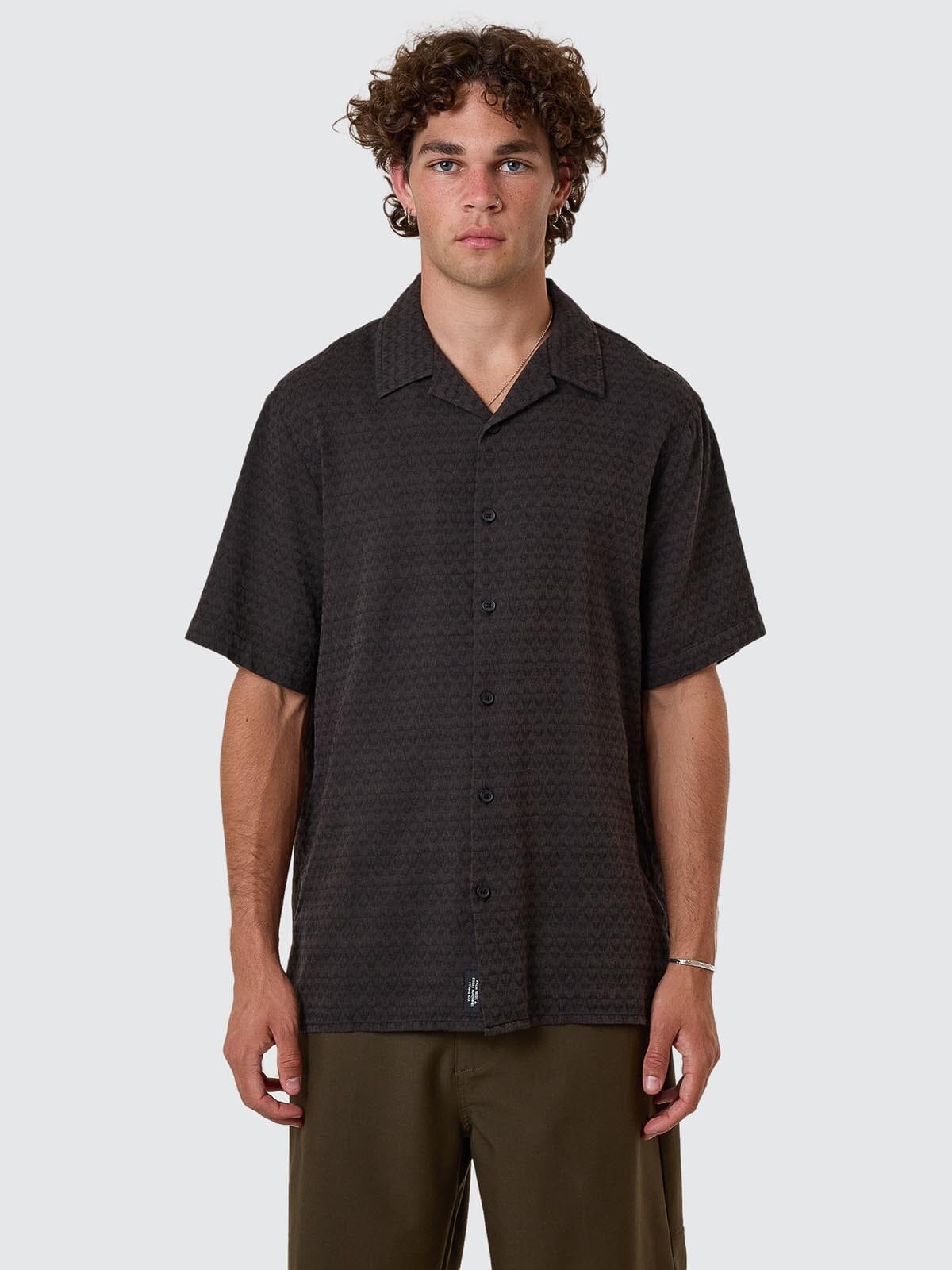 Airborne Bowling Shirt - Turkish Coffee