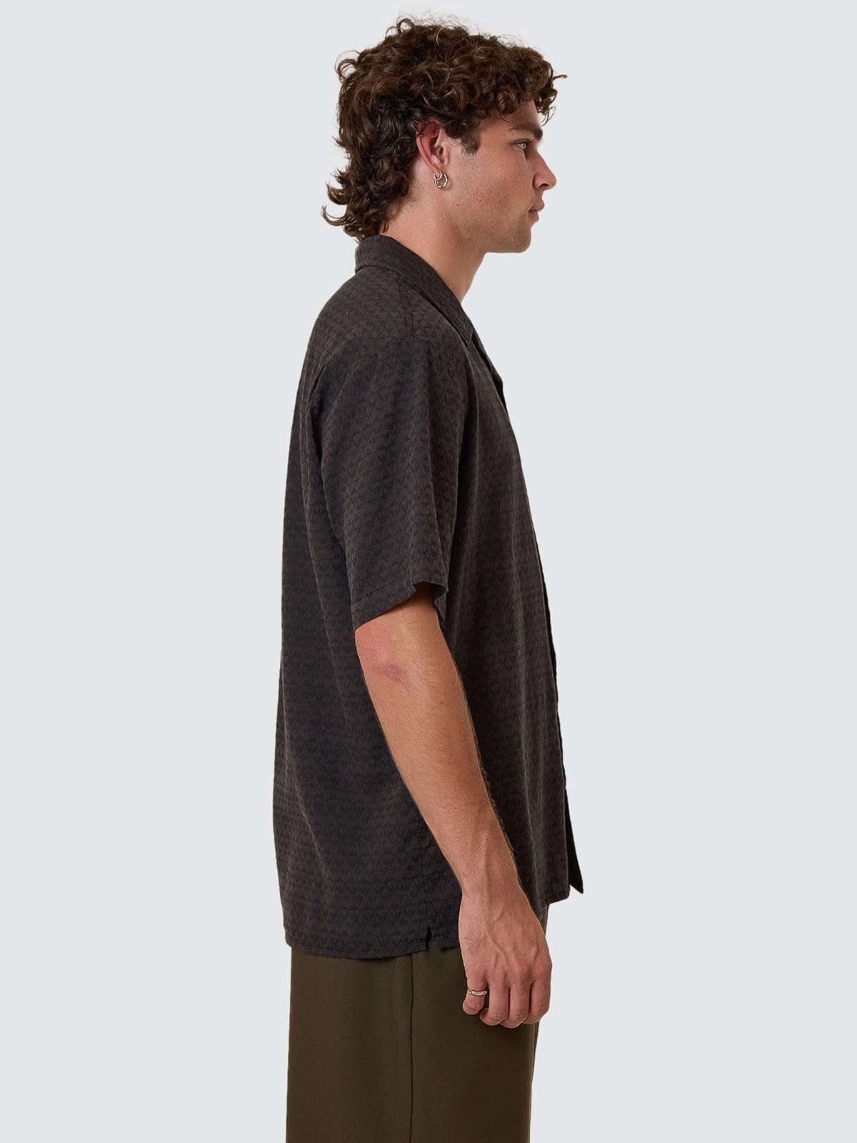 Airborne Bowling Shirt - Turkish Coffee