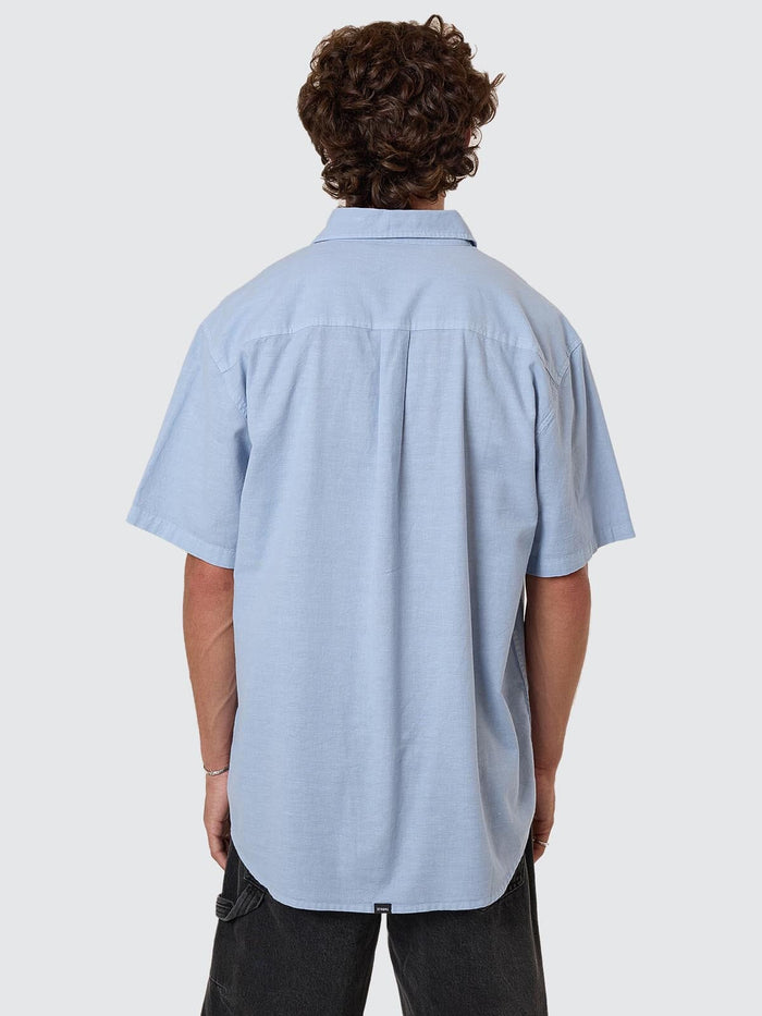 Infinite Dopamine Short Sleeve Shirt - Blue Fog XS