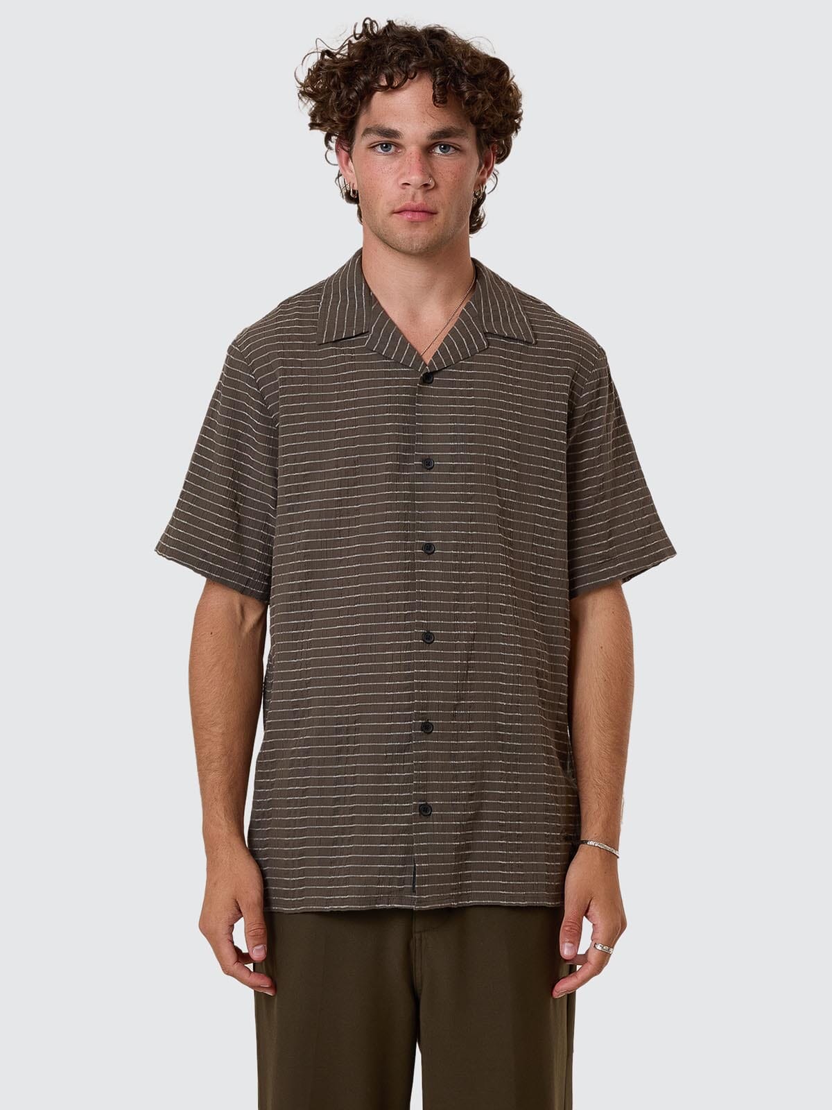 Unfiltered Bowling Shirt - Tarmac XS