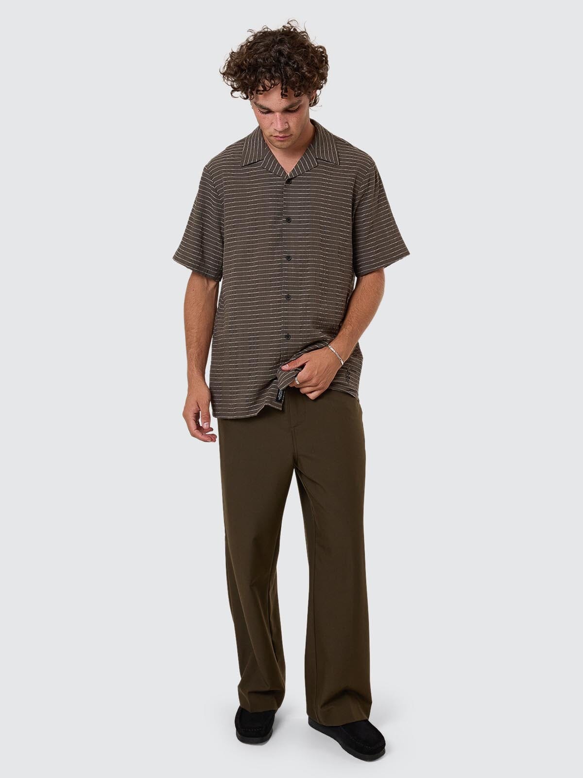 Unfiltered Bowling Shirt - Tarmac XS