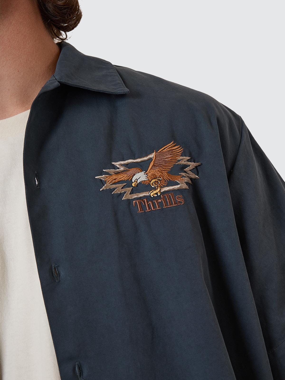 1st Grade Service Short Sleeve Work Shirt - Petrol XS