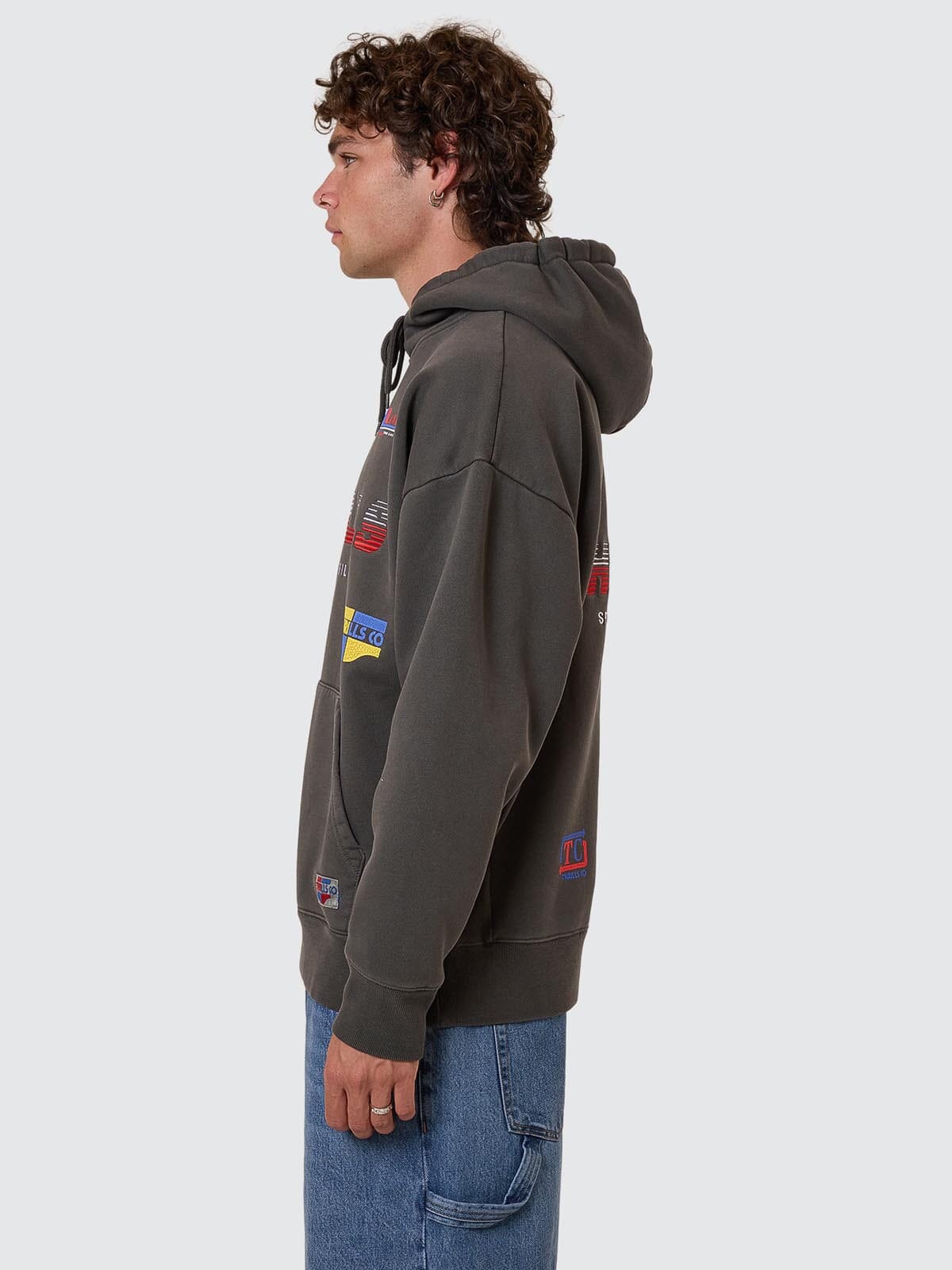Anarchy In Paradise Slouch Pull On Hood - Merch Black XS