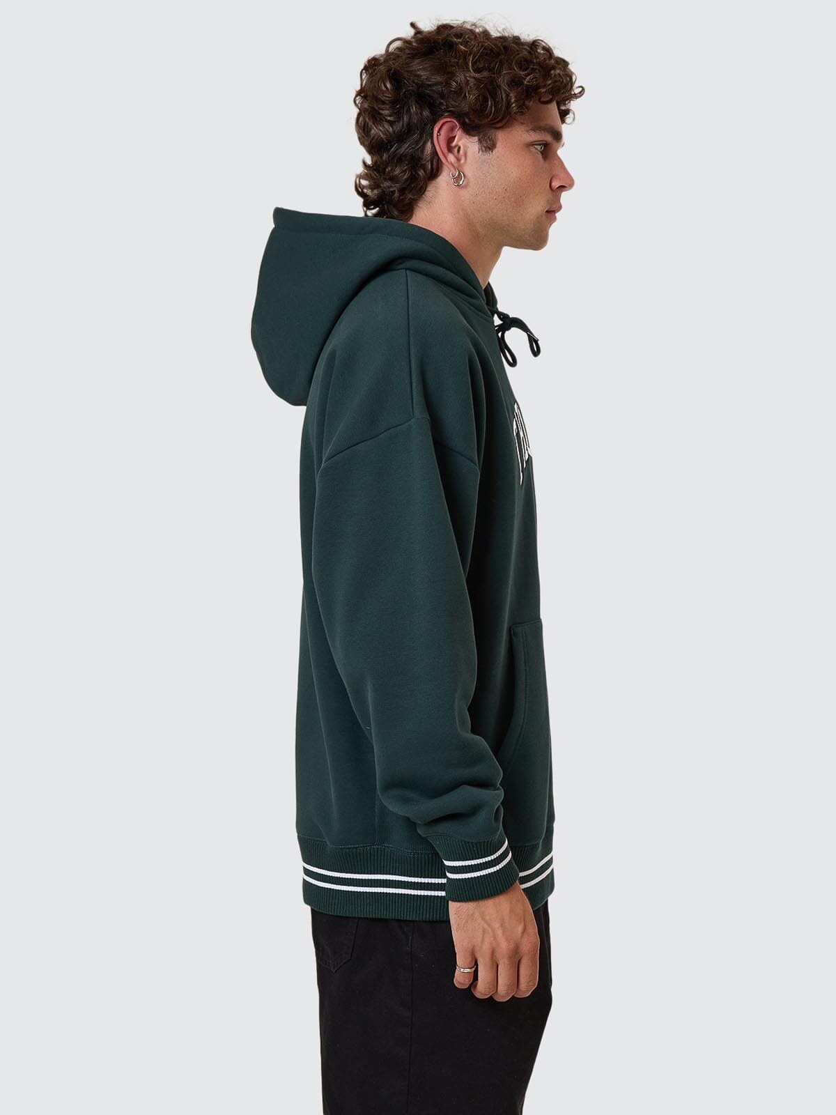 Los Stingers Slouch Pull On Hood - Vista Green XS