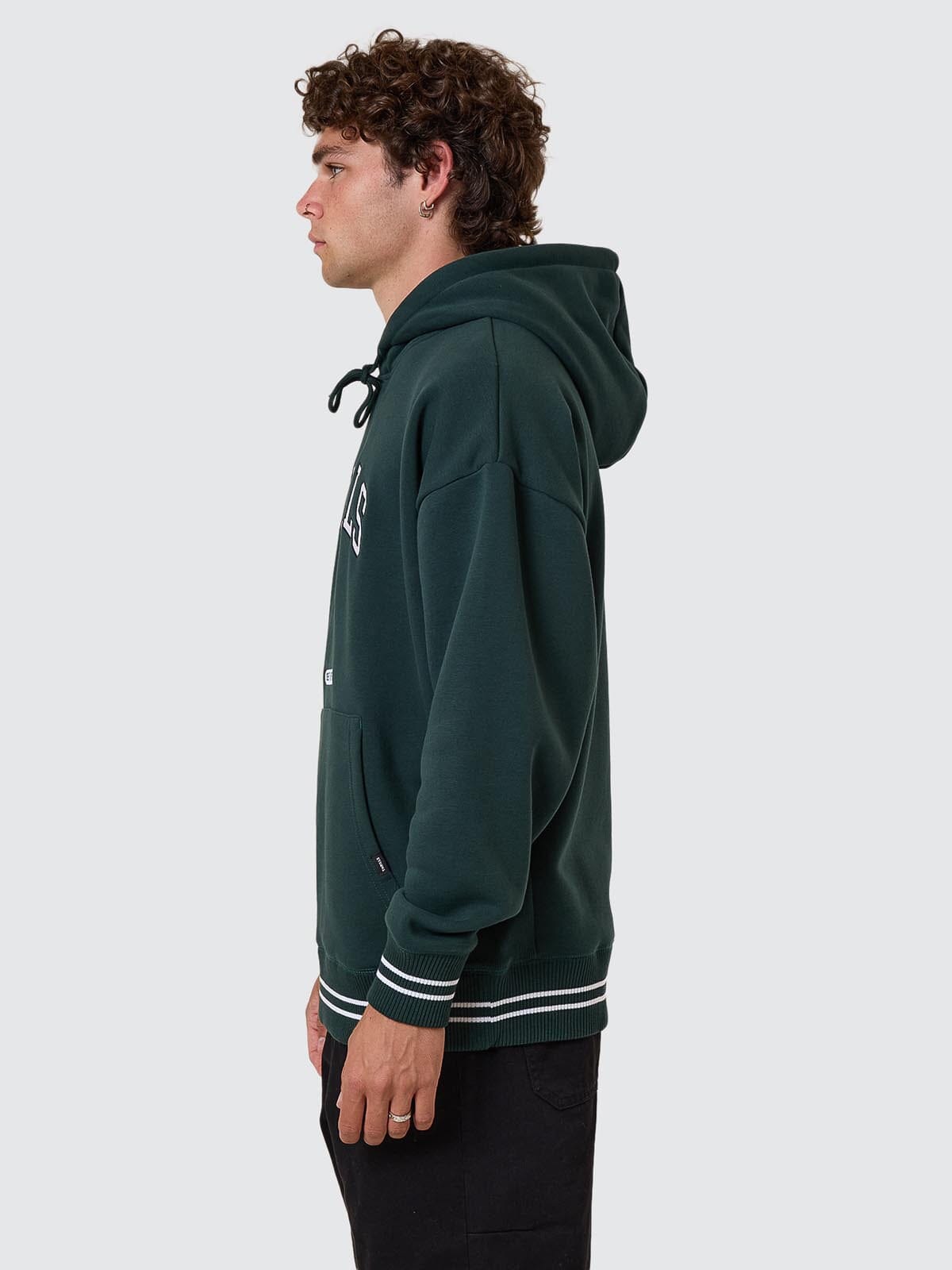 Los Stingers Slouch Pull On Hood - Vista Green XS