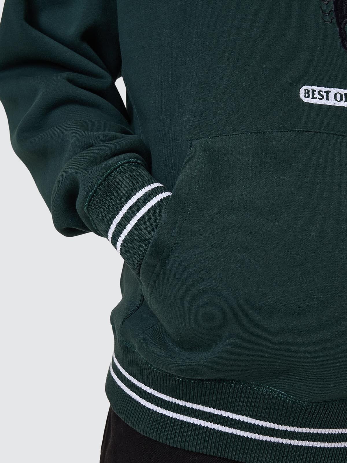 Los Stingers Slouch Pull On Hood - Vista Green XS