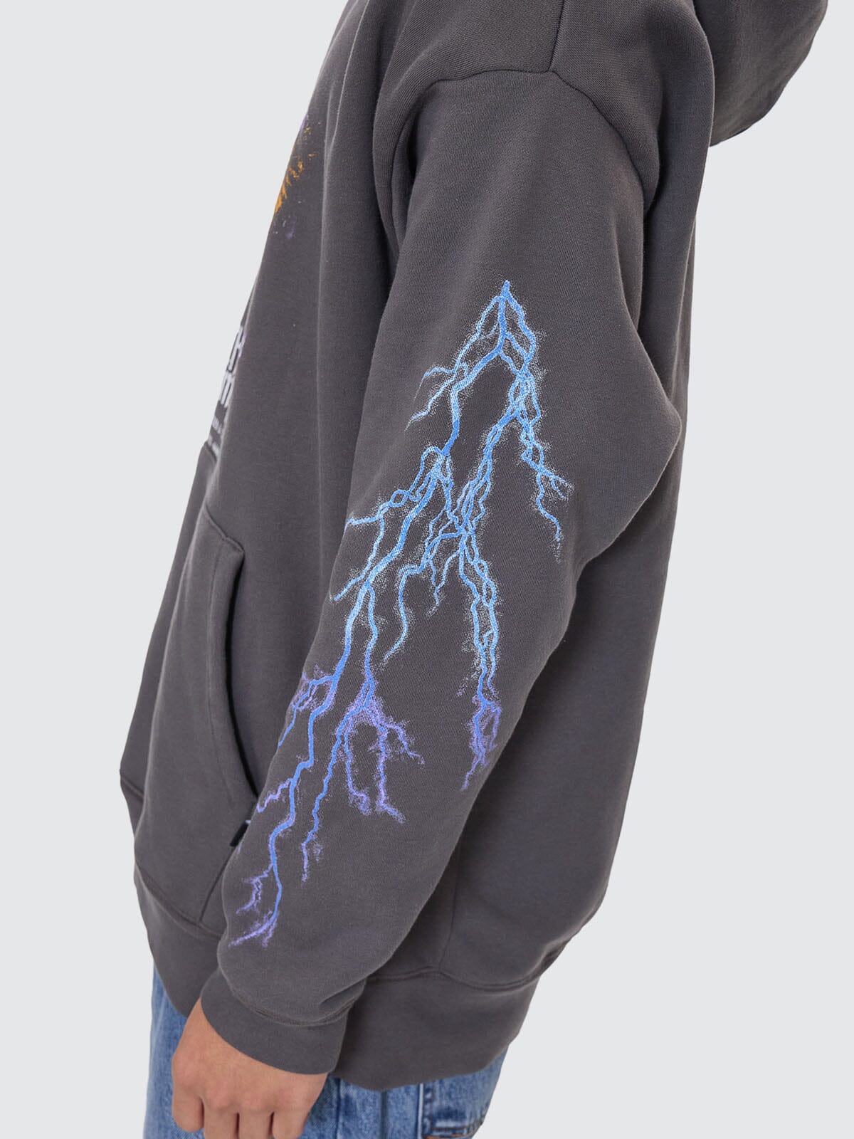 Flight Risk Slouch Pull On Hood - Merch Black