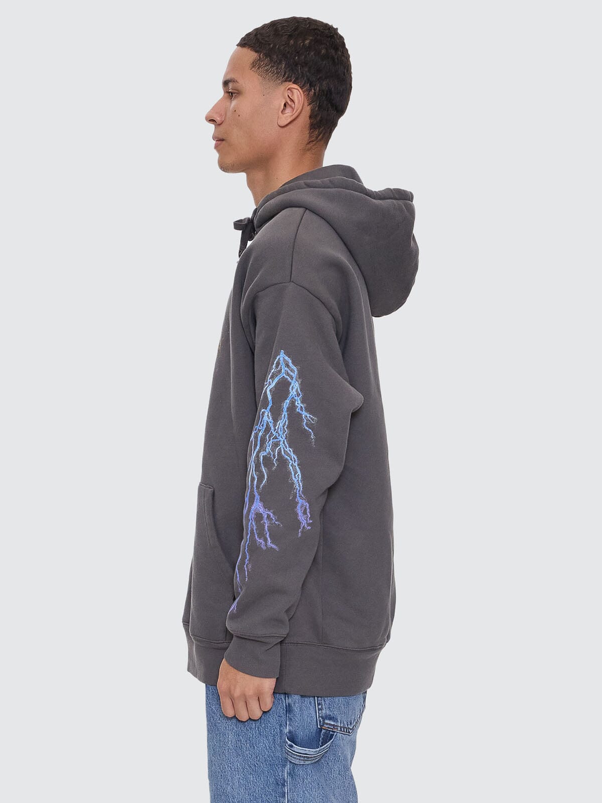 Flight Risk Slouch Pull On Hood - Merch Black
