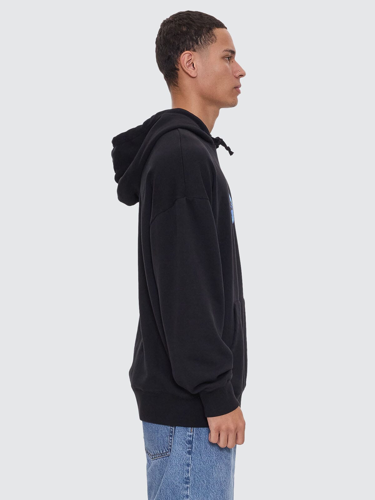 Super Blast Slouch Pull On Hood - Black