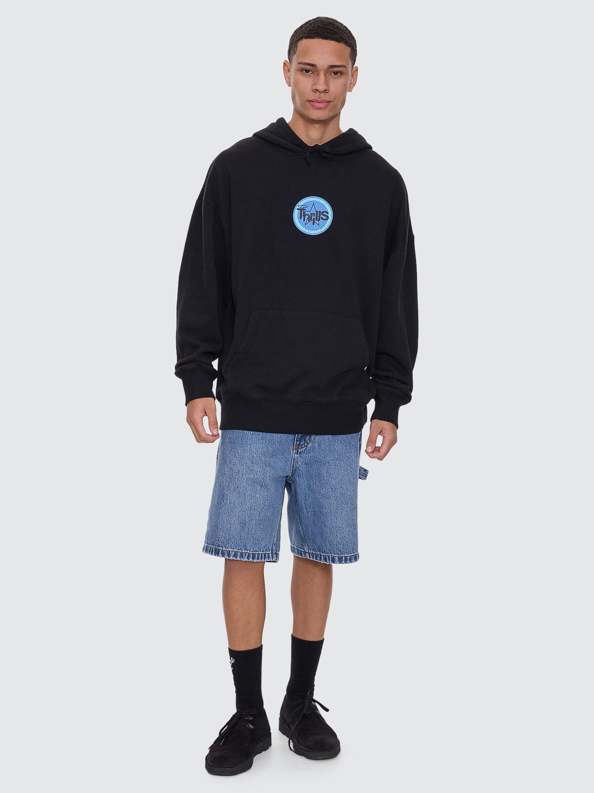 Super Blast Slouch Pull On Hood - Black