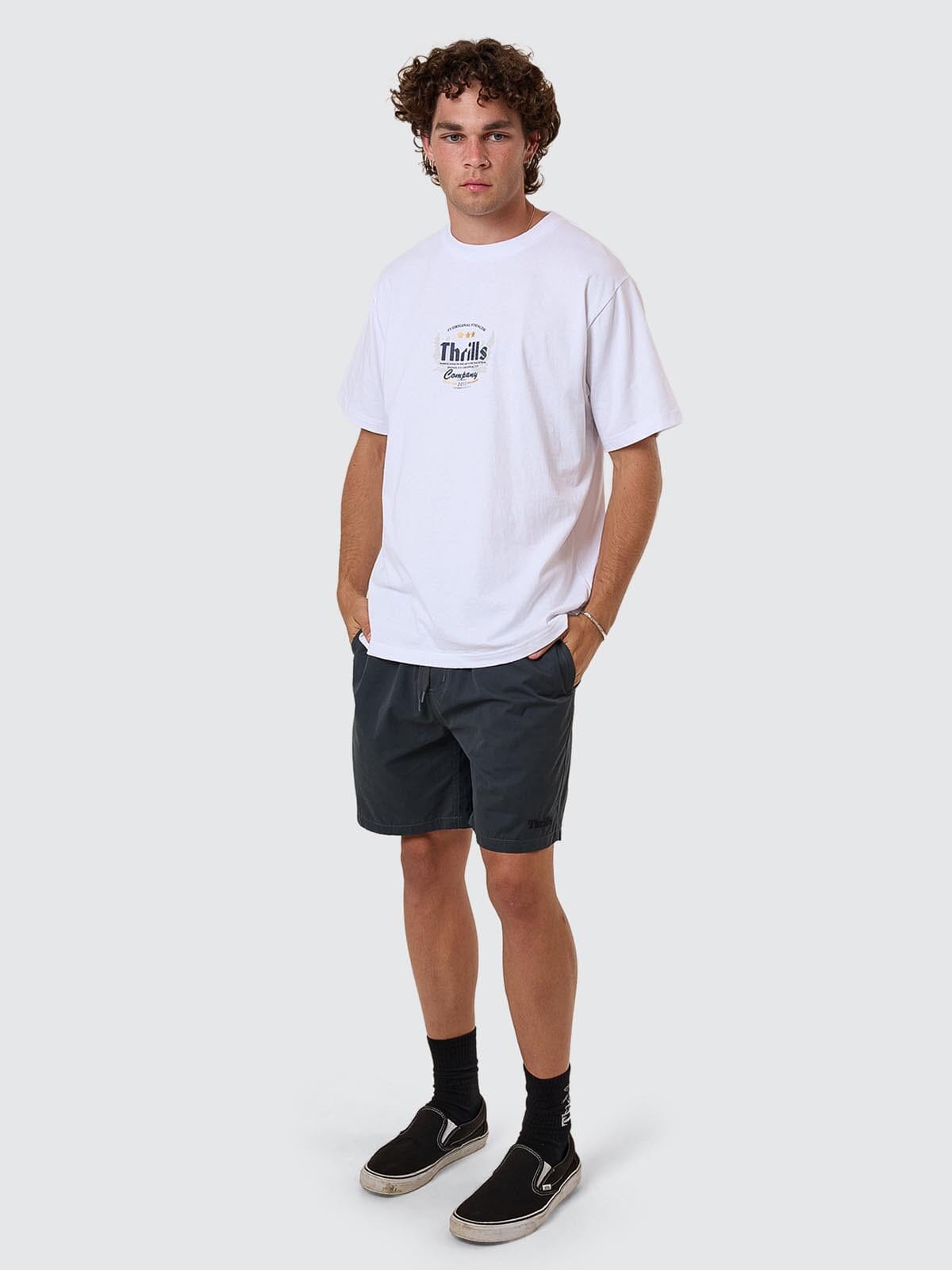 Thrills Forever Volley - Petrol 28