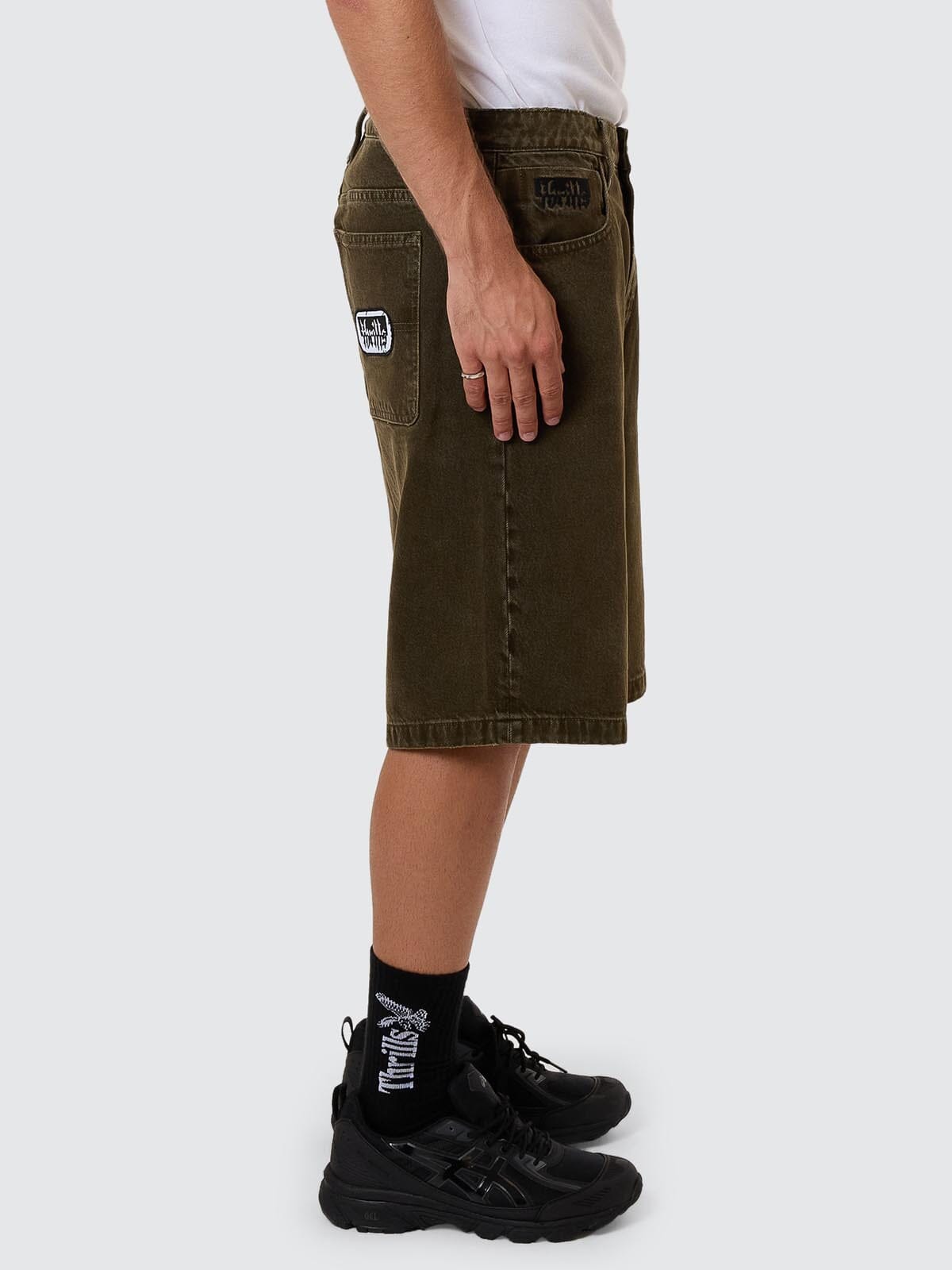 Cheap Thrills Big Slacker Denim Short - Tarmac 26