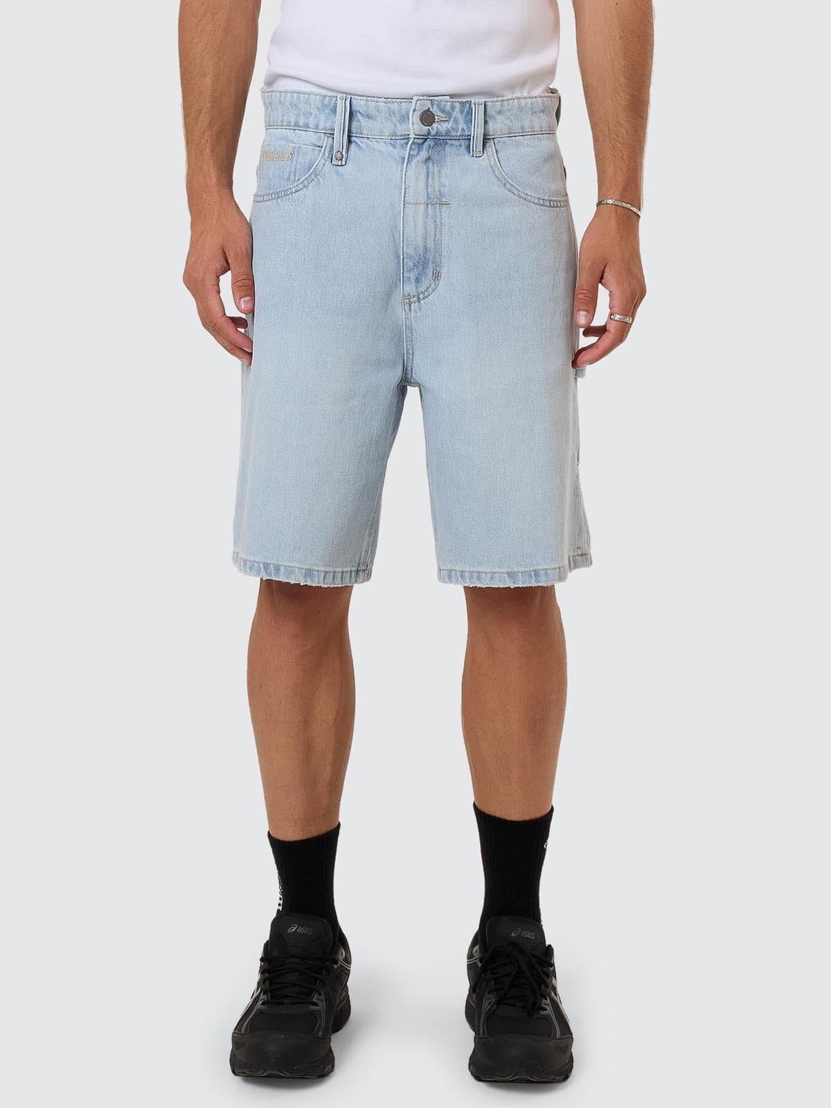 Infinite Dopamine Slacker Denim Short - Light Ash Blue 26