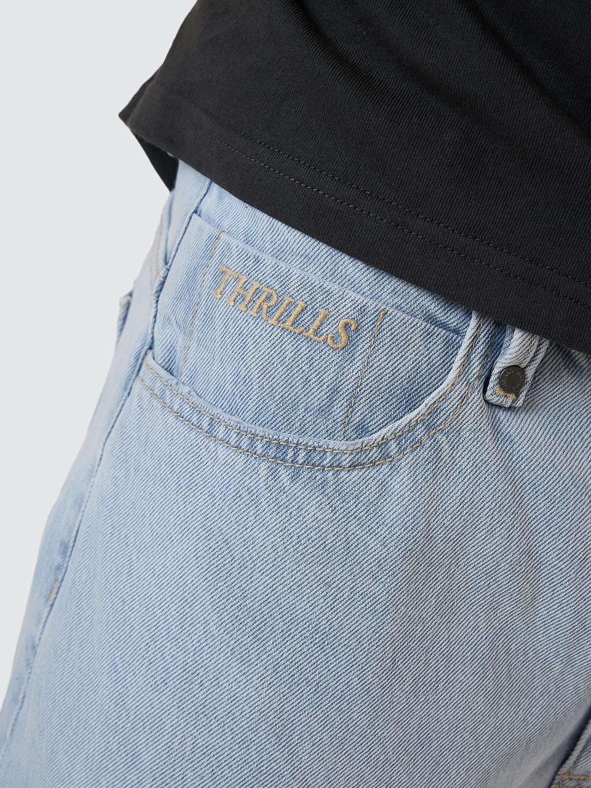 Infinite Dopamine Slacker Denim Short - Light Ash Blue 26