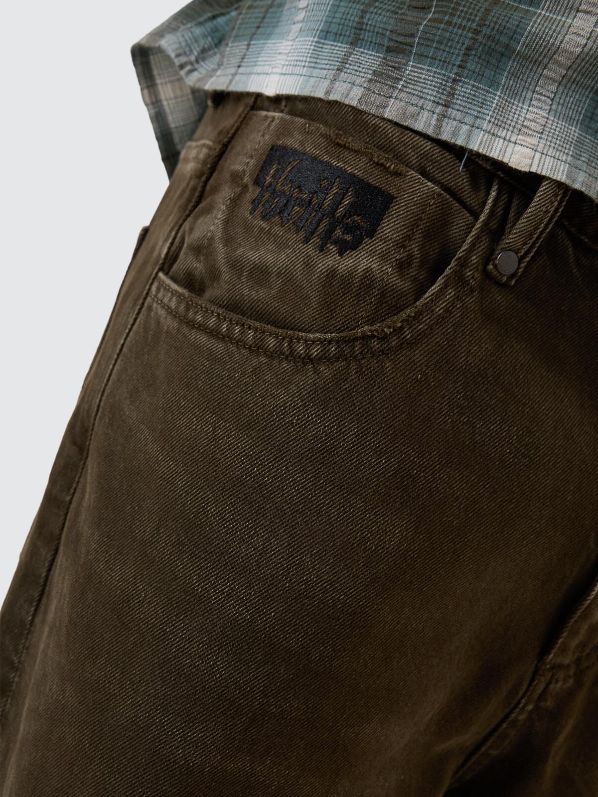 Cheap Thrills Big Slacker Denim Jean - Tarmac 26