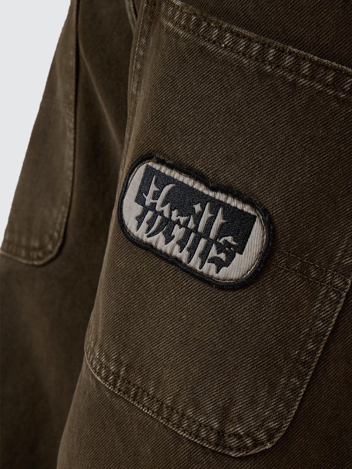 Cheap Thrills Big Slacker Denim Jean - Tarmac 26
