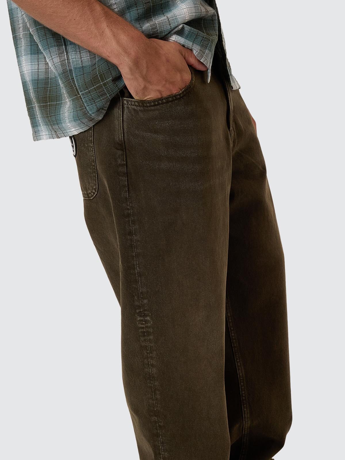 Cheap Thrills Big Slacker Denim Jean - Tarmac 26
