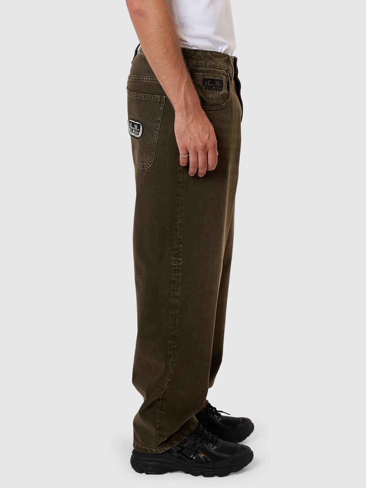 Cheap Thrills Big Slacker Denim Jean - Tarmac 26