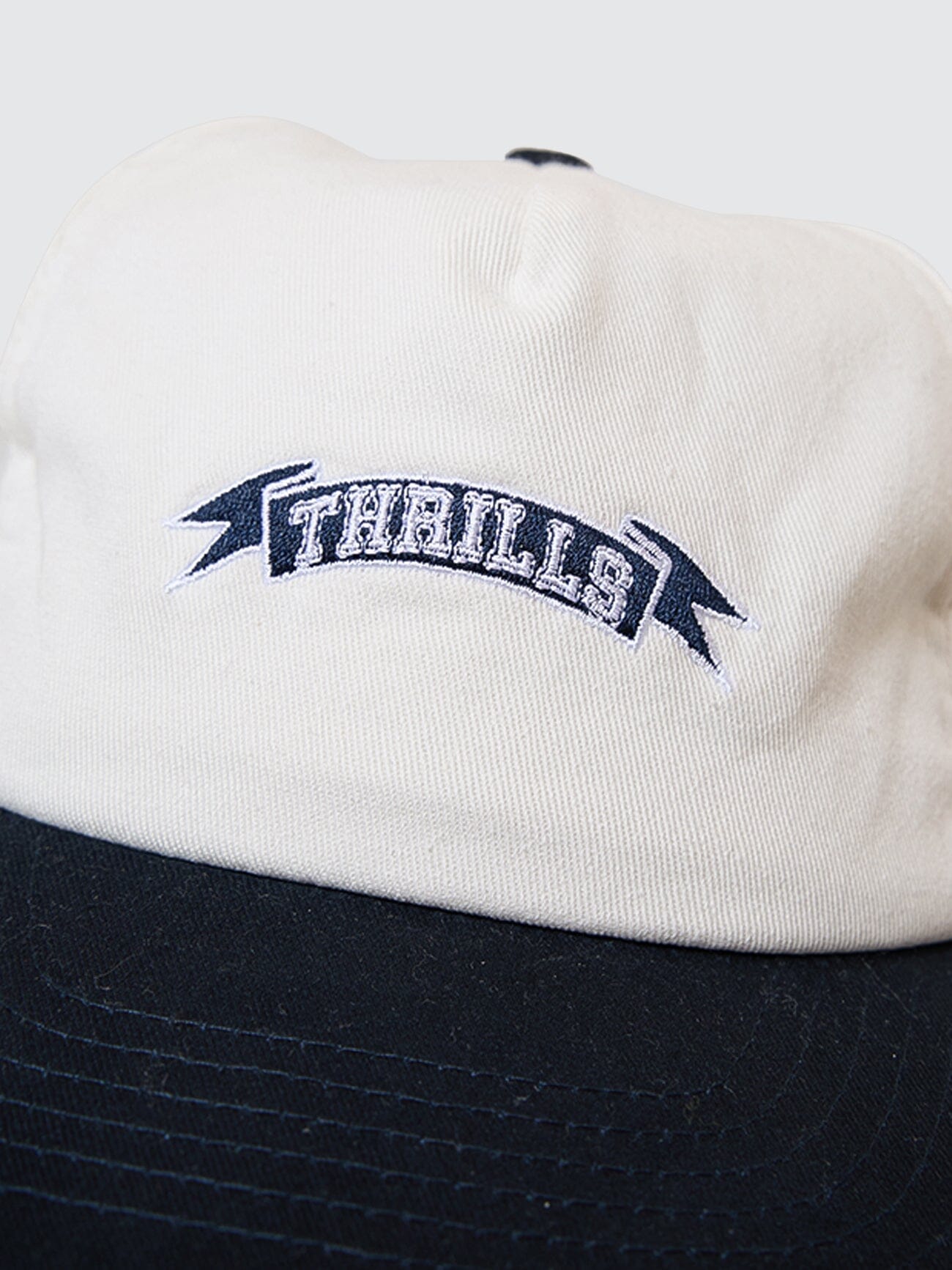 Penant 5 Panel Cap - Heritage White - Classic Blue