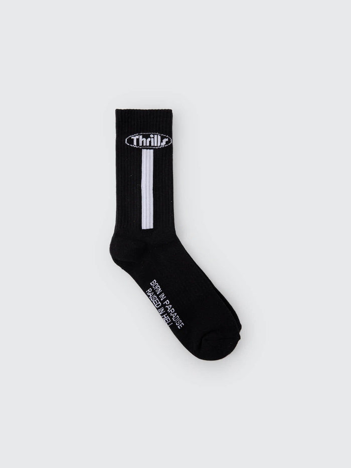 Val For The Win 3 Pack Sock - White - Black - Scarlet One Size