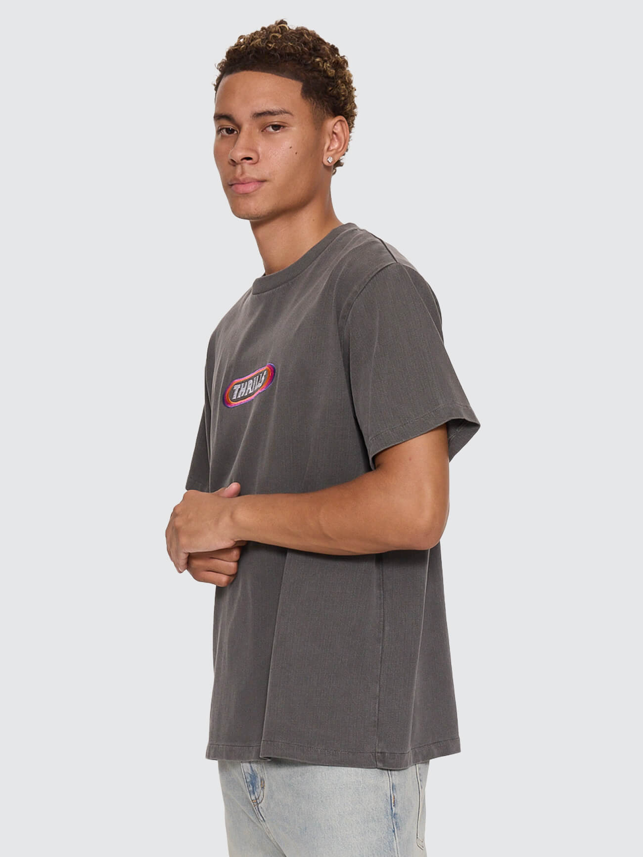 Built To Win Embro Merch Tee - Marble Black XS