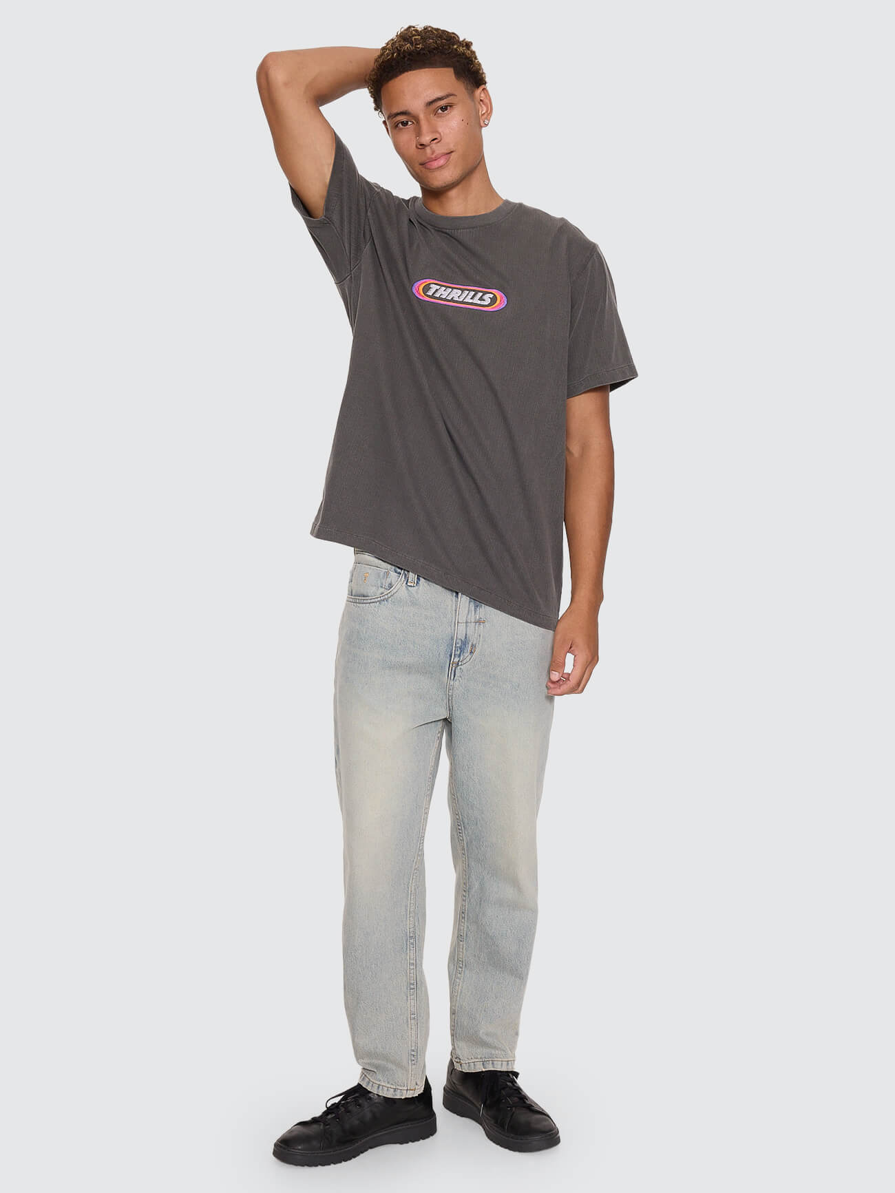 Built To Win Embro Merch Tee - Marble Black XS