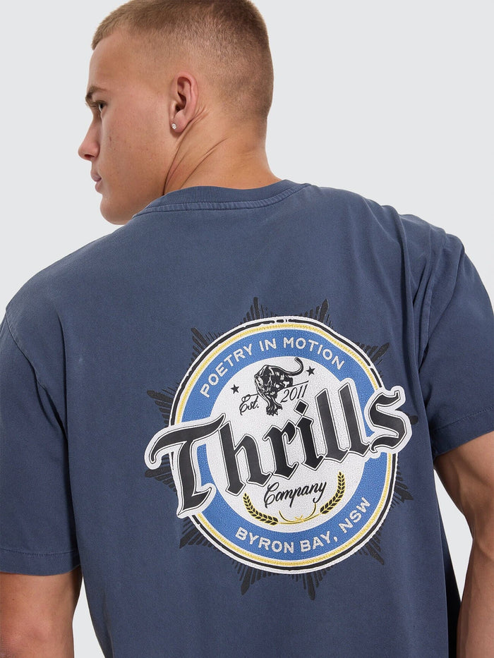 Twist Off Merch Tee - Heritage Navy XS