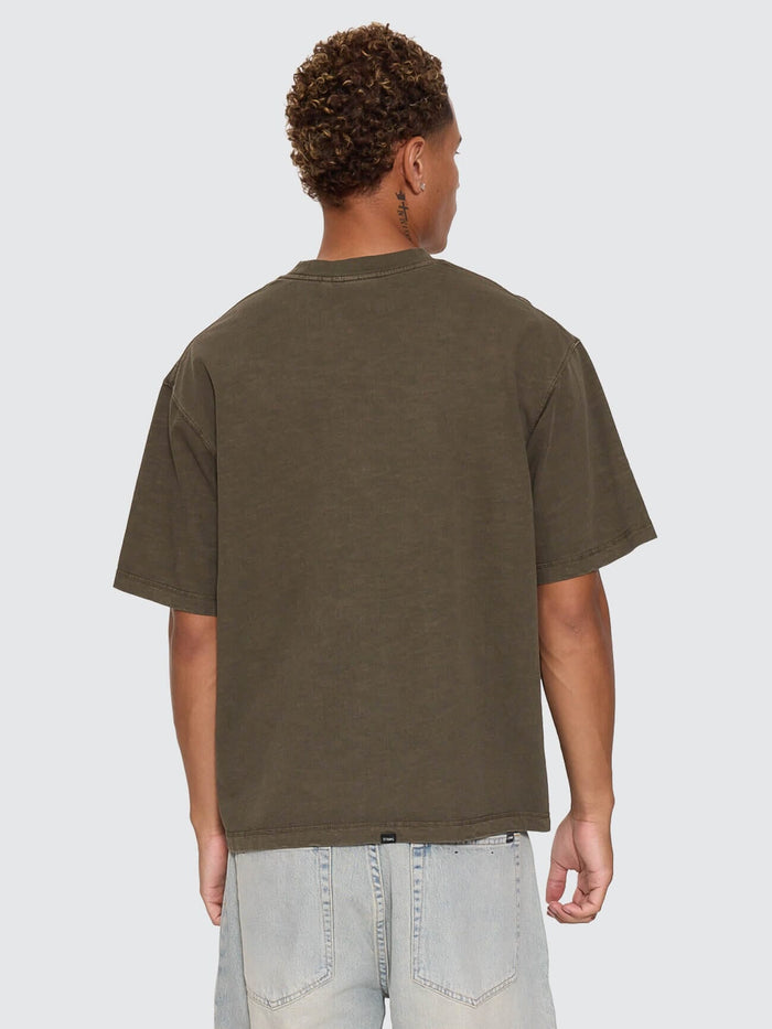 Paradise Built Oversize Box Crop Tee - Olive Night XS