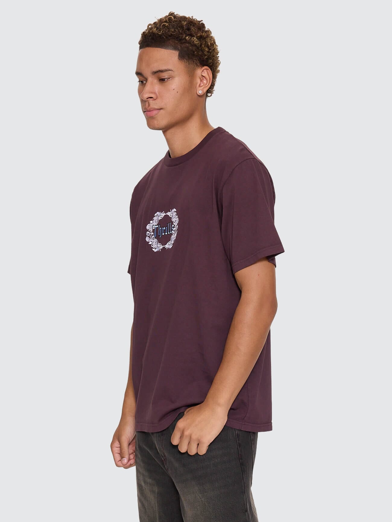 Wreath Of Desire Embro Merch Tee - Aubergine XS