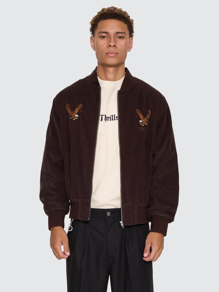 Seen & Heard Bomber - Postal Brown XS