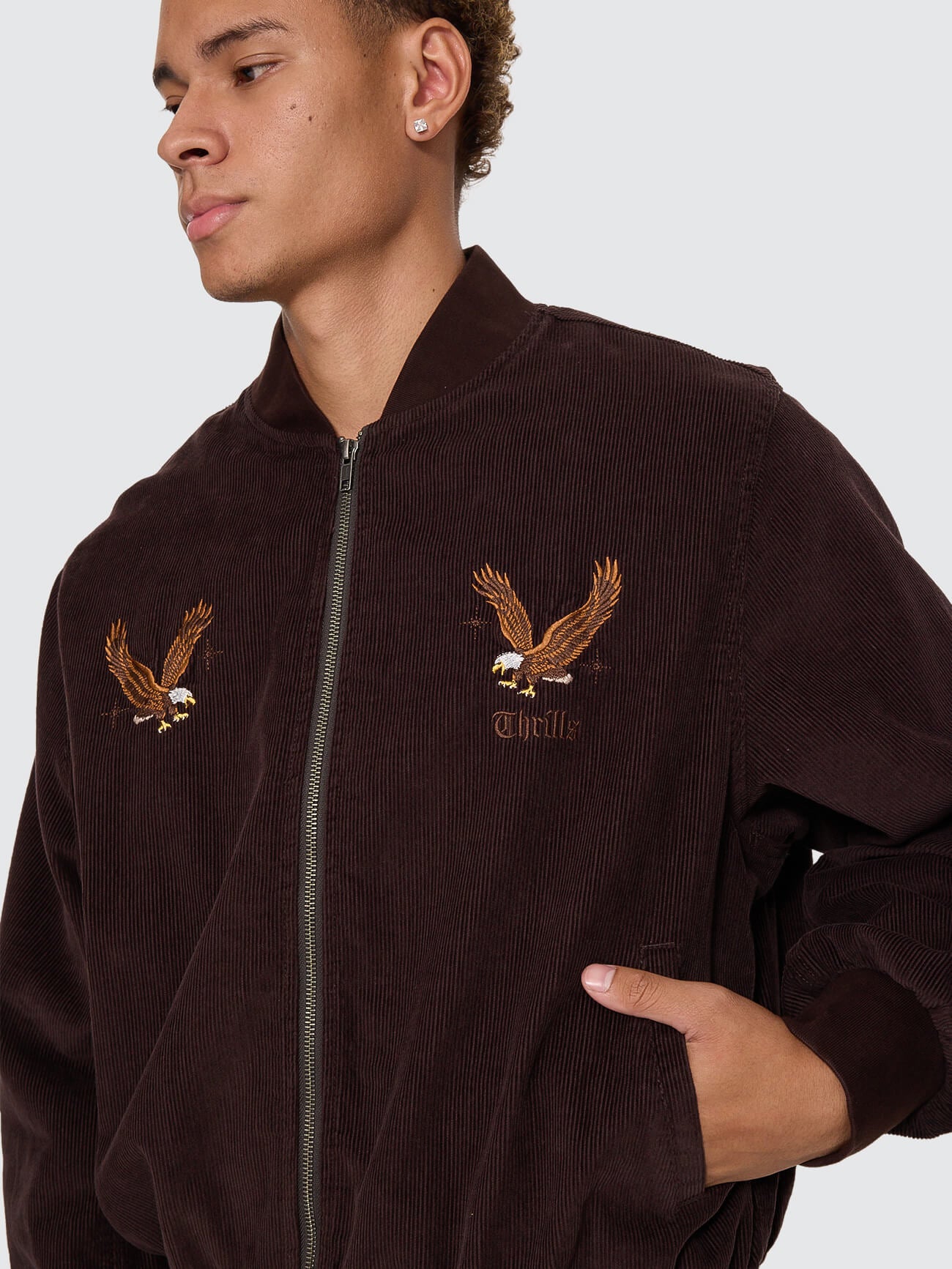 Seen & Heard Bomber - Postal Brown XS