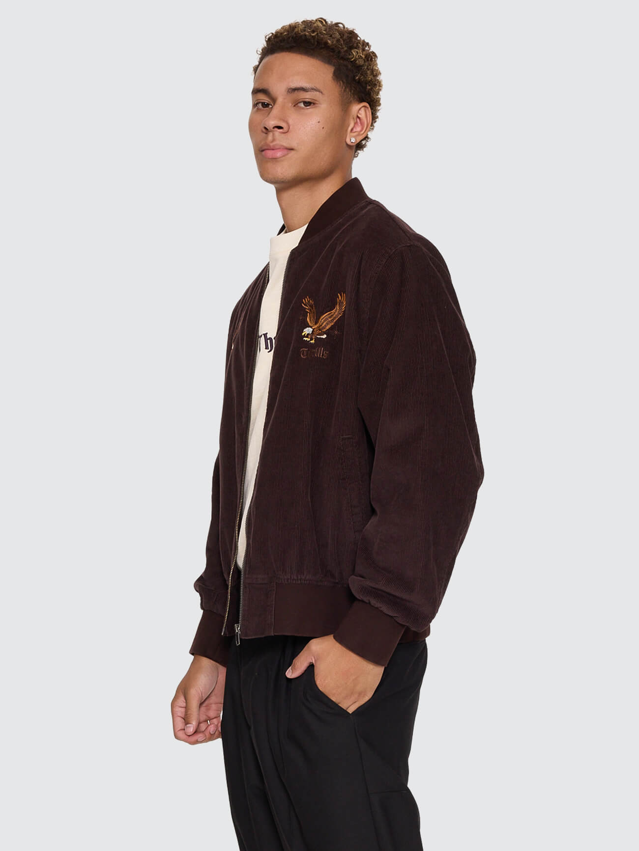 Seen & Heard Bomber - Postal Brown XS